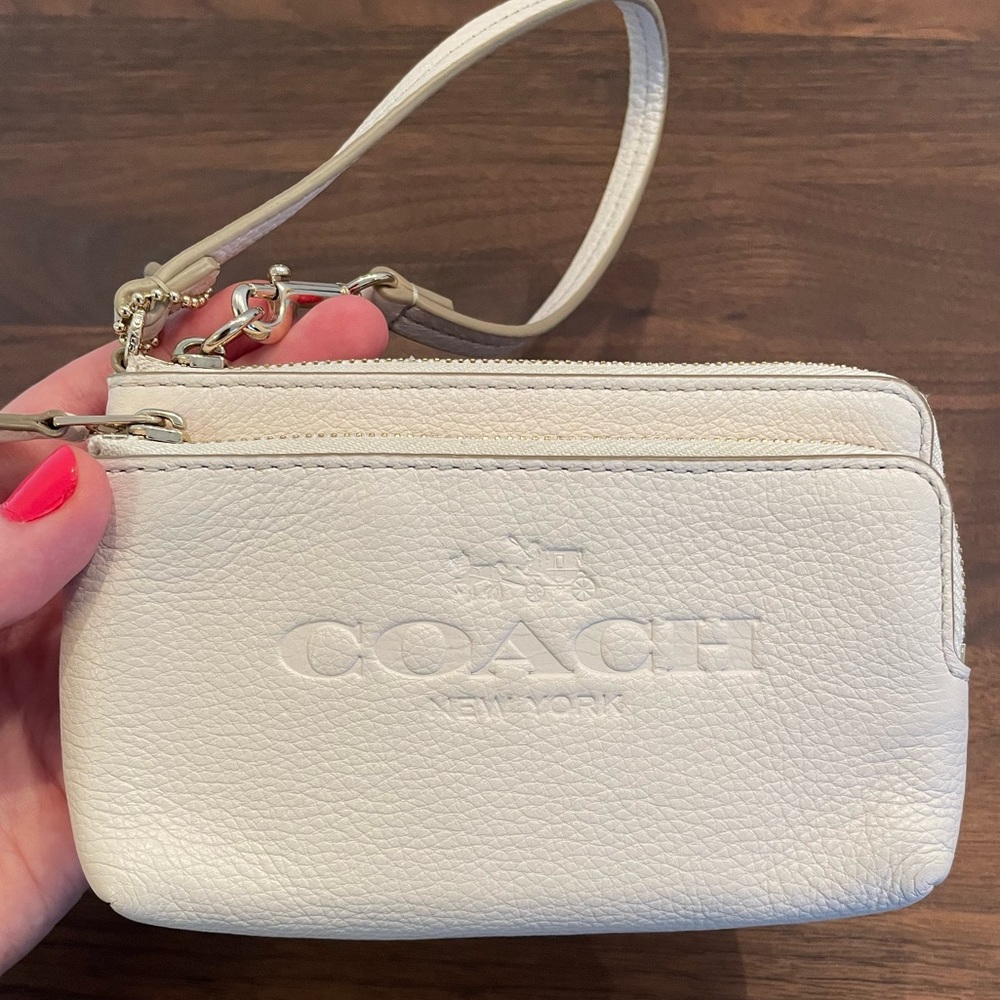Coach Wristlet - White - Brand New